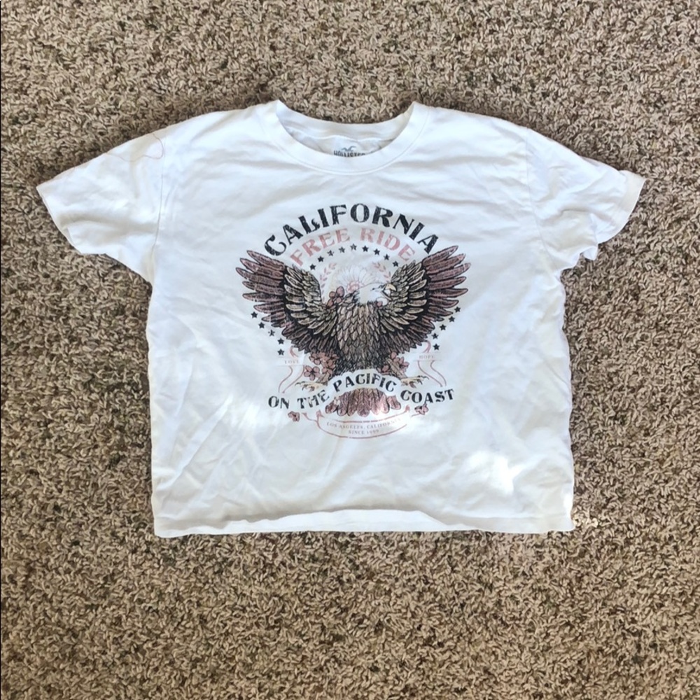 cute graphic crop top